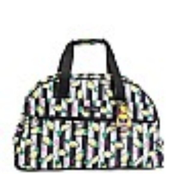 BESTY JOHNSON lemon print wheeled duffle bag NEW WITH TAGS - Picture 5 of 6